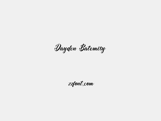 Dayden Batemisy