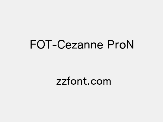 FOT-Cezanne ProN