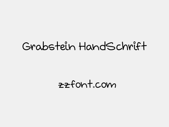 Grabstein HandSchrift