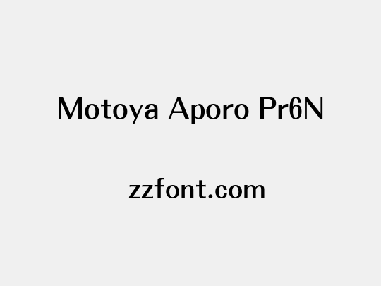 Motoya Aporo Pr6N