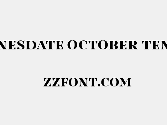 Nesdate October Ten