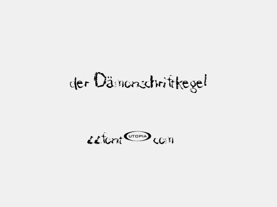 der Dämonschriftkegel