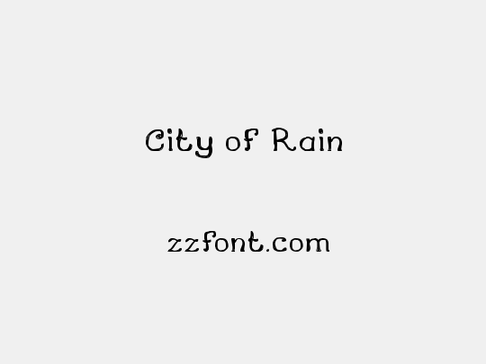City of Rain