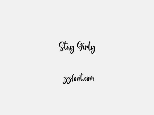Stay Girly