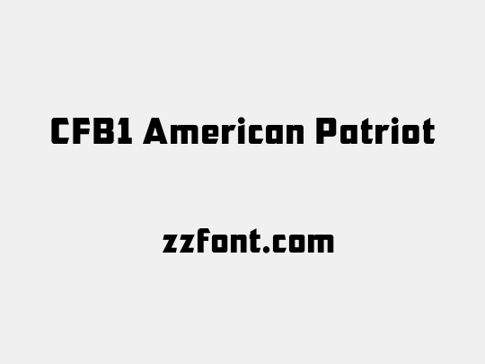CFB1 American Patriot