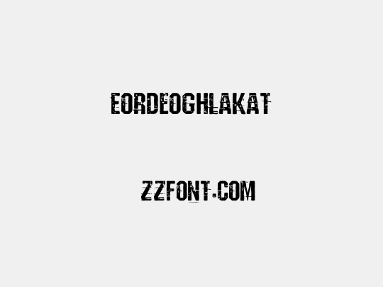 Eordeoghlakat