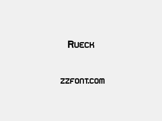 Rueck