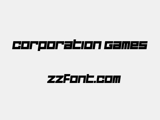 Corporation Games