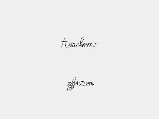 Attachment