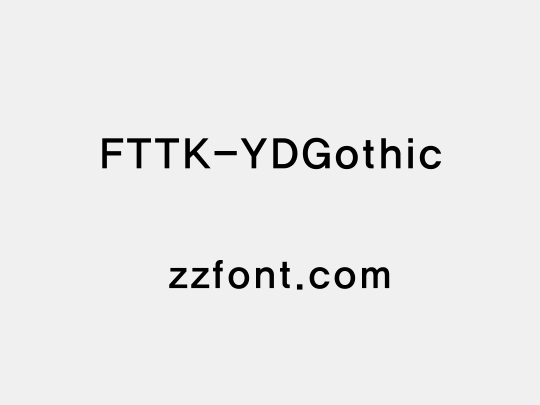 FTTK-YDGothic