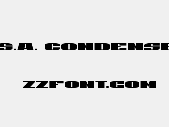 U.S.A. Condensed