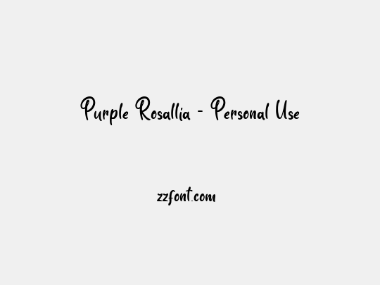 Purple Rosallia - Personal Use