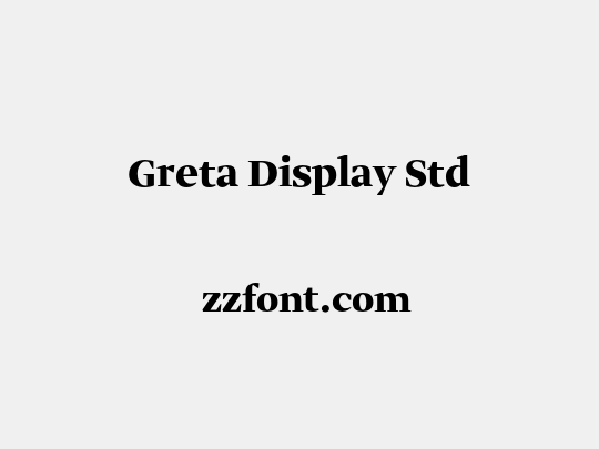 Greta Display Std