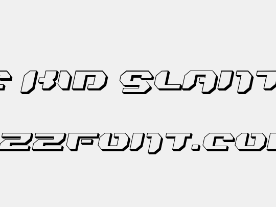 Bionic Kid Slanted 3d
