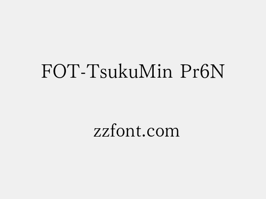 FOT-TsukuMin Pr6N