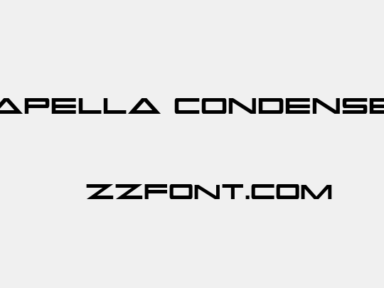 Capella Condensed