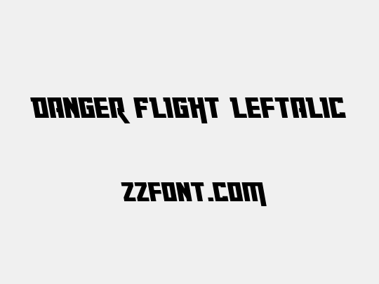 Danger Flight Leftalic