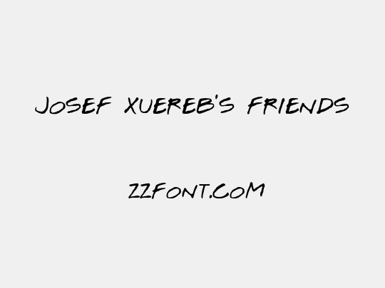 Josef Xuereb's Friends