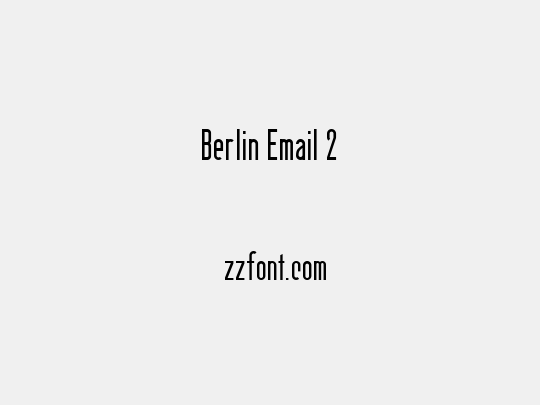 Berlin Email 2