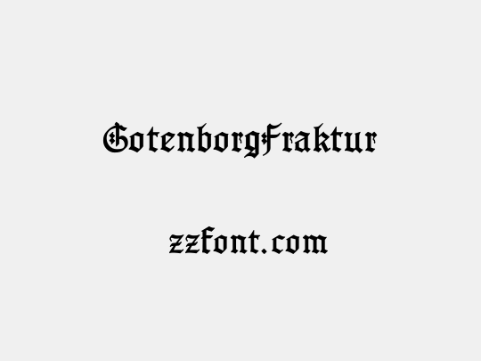 GotenborgFraktur