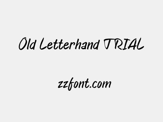 Old Letterhand TRIAL