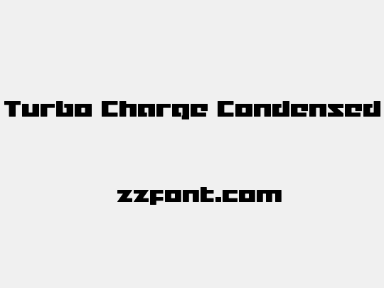Turbo Charge Condensed