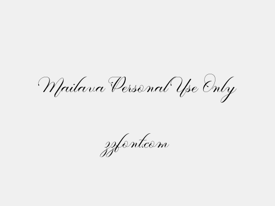 Mailava Personal Use Only