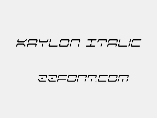 Kaylon Italic