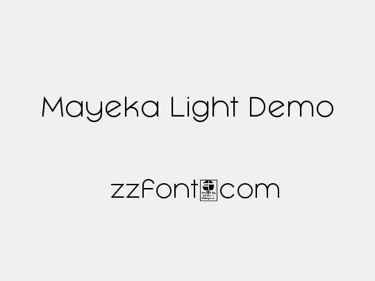 Mayeka Light Demo