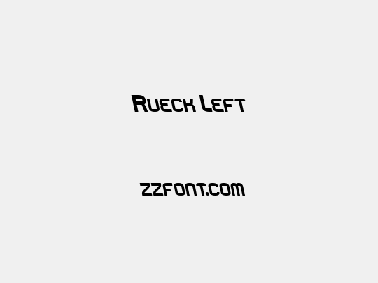 Rueck Left