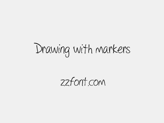 Drawing with markers