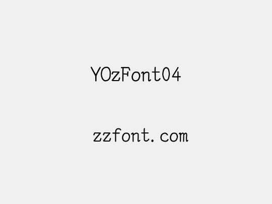 YOzFont04