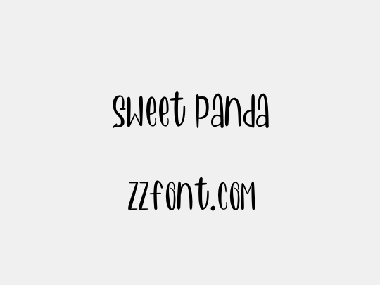 Sweet Panda