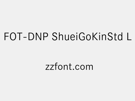 FOT-DNP ShueiGoKinStd L