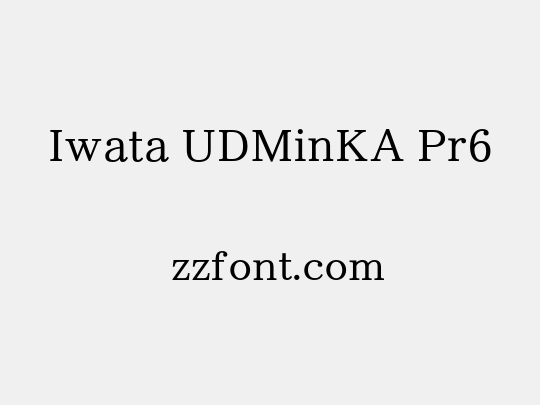 Iwata UDMinKA Pr6