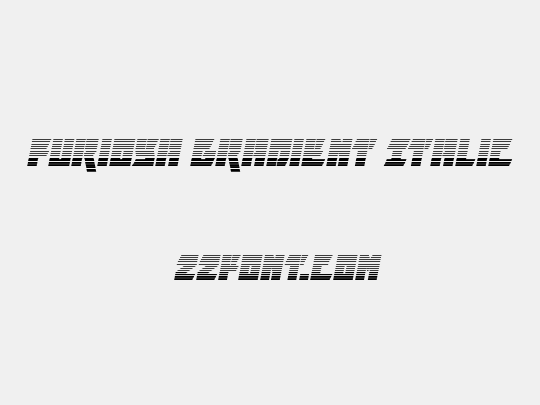 Furiosa Gradient Italic