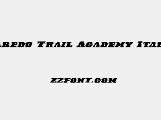 Laredo Trail Academy Italic