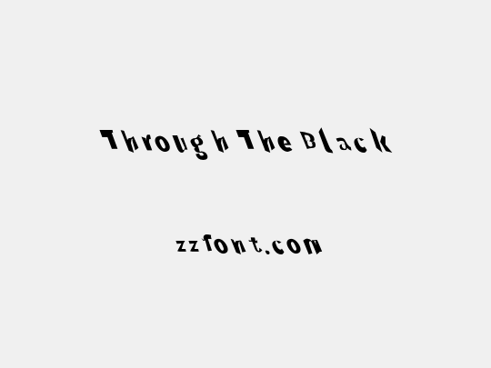 Through The Black