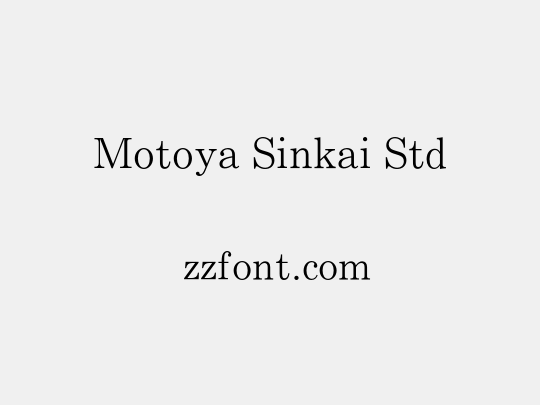 Motoya Sinkai Std