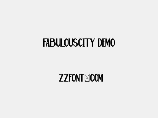 Fabulouscity Demo