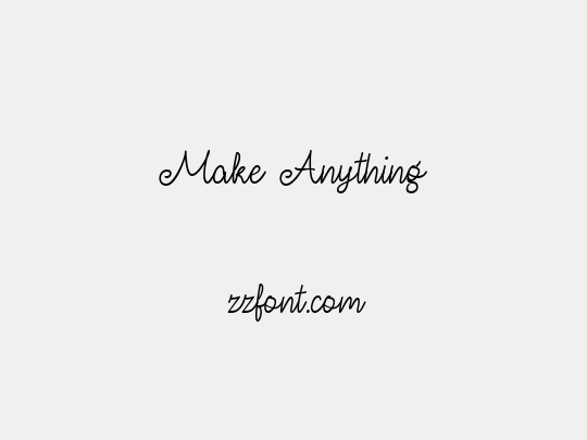 Make Anything