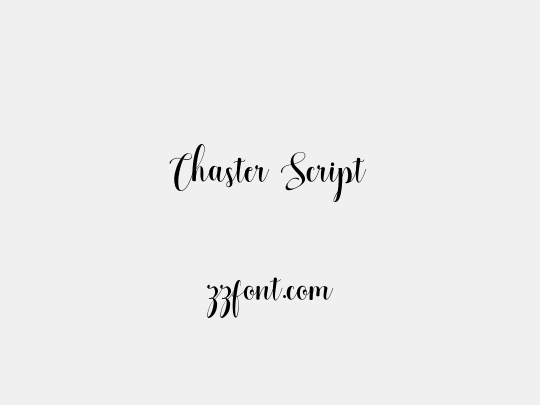 Chaster Script