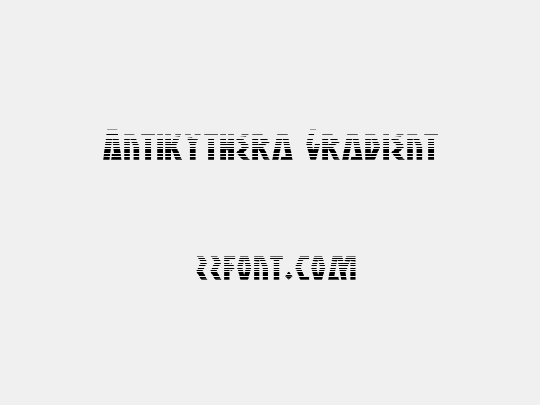 Antikythera Gradient