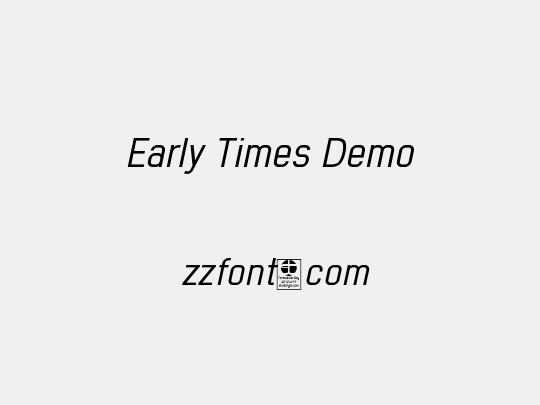 Early Times Demo