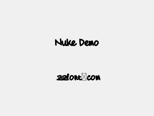 Nuke Demo