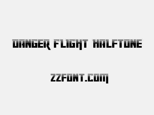 Danger Flight Halftone