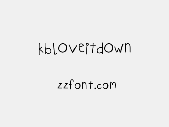 KBLOVEITDOWN