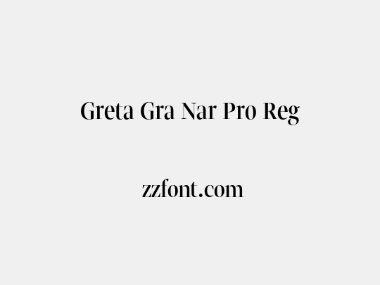 Greta Gra Nar Pro Reg