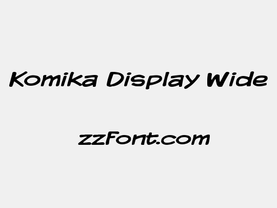 Komika Display Wide