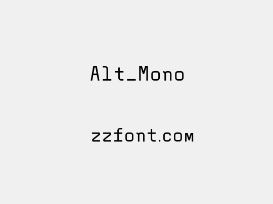 Alt_Mono